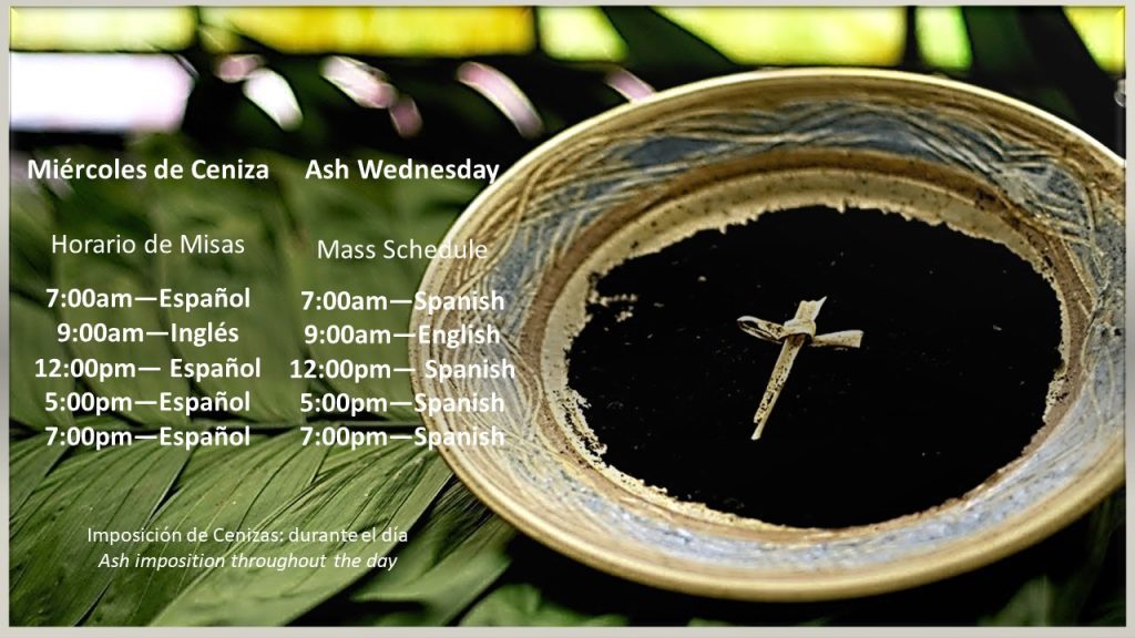 Ash Wednesday Ashes – Spanish – Diocesan